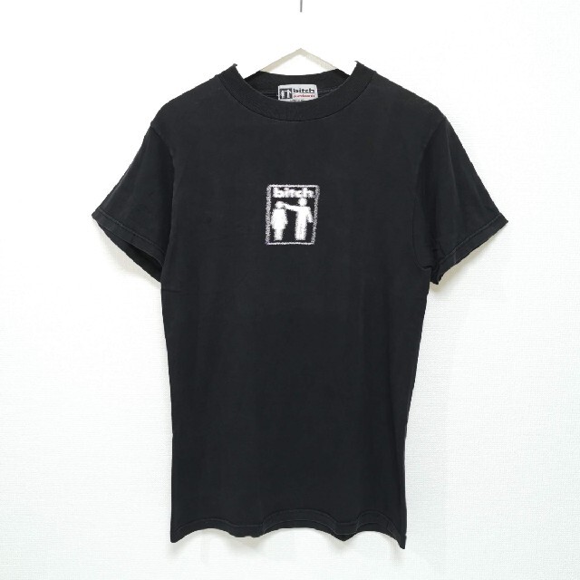 M 90s bitch skateboards ビッチ Tシャツ 黒 USA