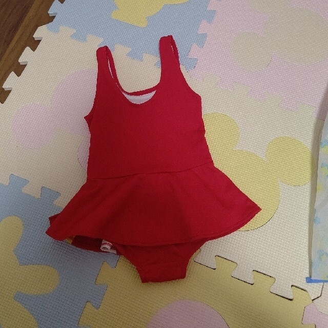 95～105センチ レトロ水着 女の子 キッズ/ベビー/マタニティのキッズ服女の子用(90cm~)(水着)の商品写真