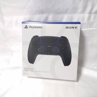 プレイステーション(PlayStation)のPS5 デュアルセンスミッドナイトブラック 未使用美品(家庭用ゲーム機本体)