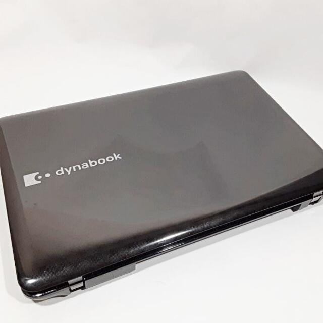 東芝(トウシバ)の【SSDで快適サクサク】Core i5☆薄型☆艶ブラック☆最新Windows スマホ/家電/カメラのPC/タブレット(ノートPC)の商品写真