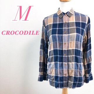 クロコダイル(Crocodile)のCROCODILE クロコダイル 長袖シャツ カジュアル チェック柄(シャツ/ブラウス(長袖/七分))