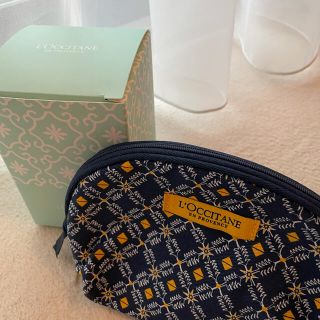 ロクシタン(L'OCCITANE)の【非売品未使用】ロクシタン　ステンレスサーモタンブラー（ポーチ付き）(タンブラー)