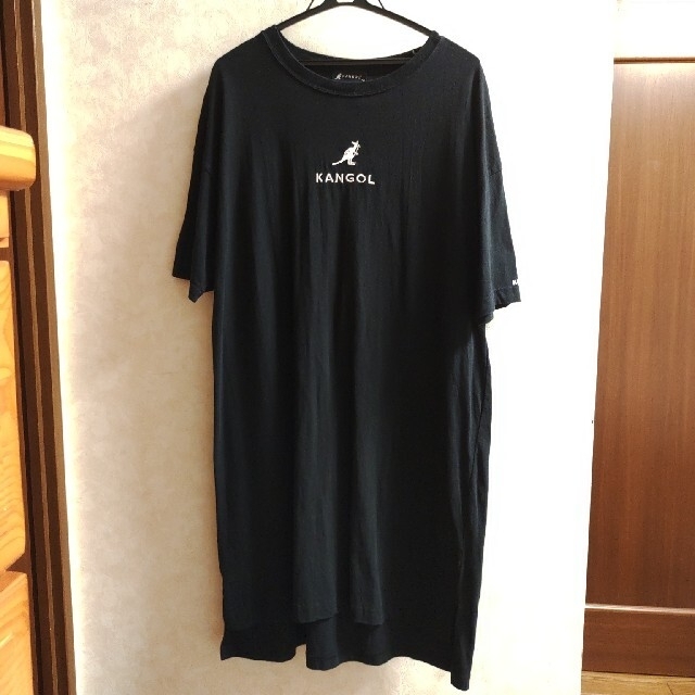 KANGOL(カンゴール)の【あおい様専用】KANGOL　Tシャツワンピース　ビックシルエット レディースのトップス(Tシャツ(半袖/袖なし))の商品写真