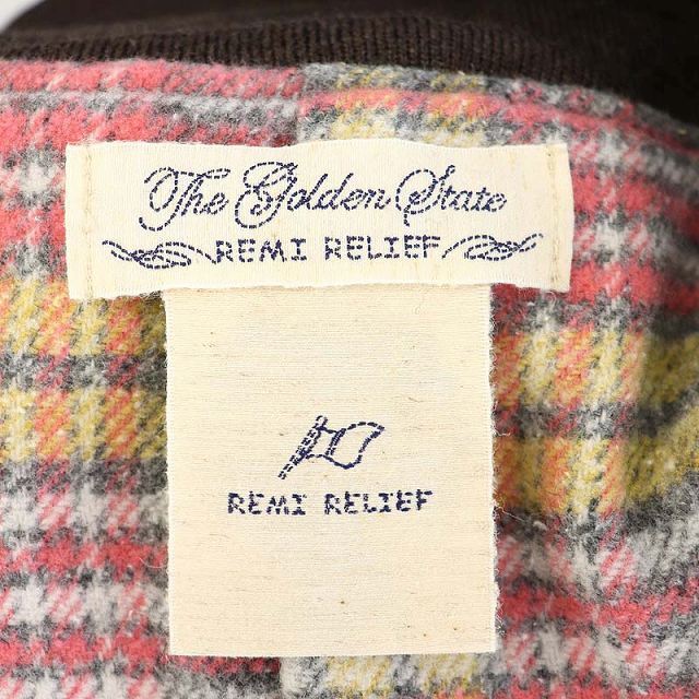 REMI RELIEF(レミレリーフ)のレミレリーフ ウール レザー 切替 ブルゾン ジャケット ジップアップ  レディースのジャケット/アウター(ブルゾン)の商品写真