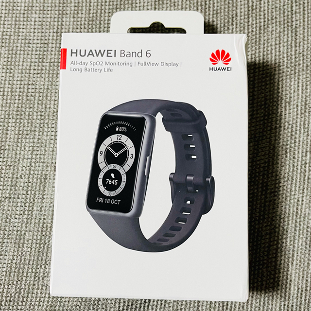 未開封）HUAWEI BAND6 グラファイトブラック - 腕時計(アナログ)