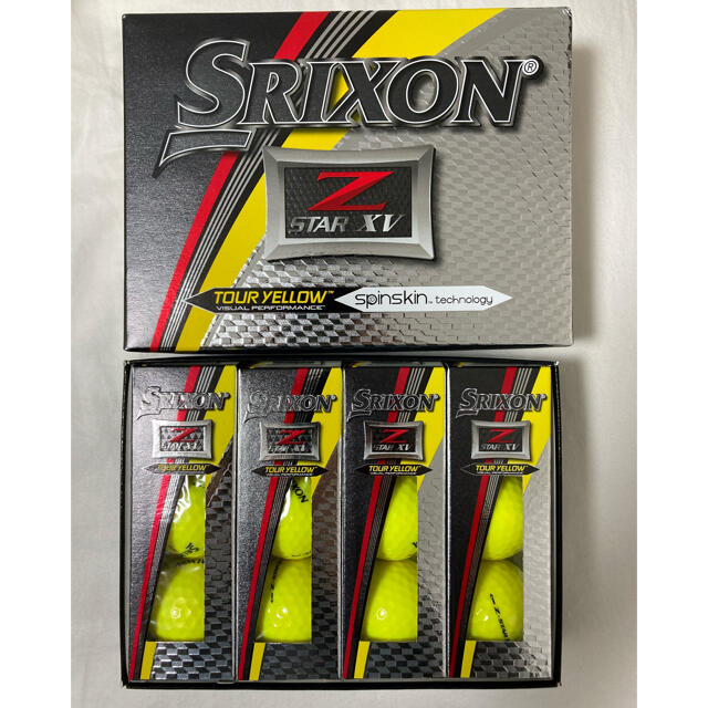 スリクソン Z-STAR XV SRIXON 3ダース イエロー  未使用新品