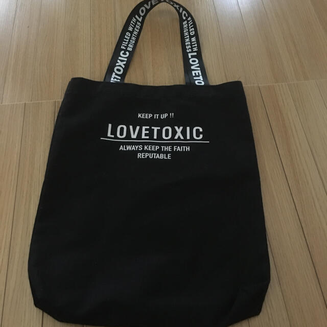 lovetoxic(ラブトキシック)のラブトキ　美品⭐︎トートバッグ キッズ/ベビー/マタニティのこども用バッグ(トートバッグ)の商品写真