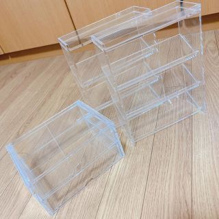 ムジルシリョウヒン(MUJI (無印良品))の無印良品 アクリル収納セット(小物入れ)