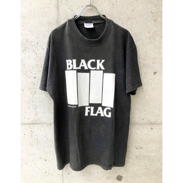 トップスTシャツ　BLACKFLAG ビンテージT Tシャツ　ヘインズ