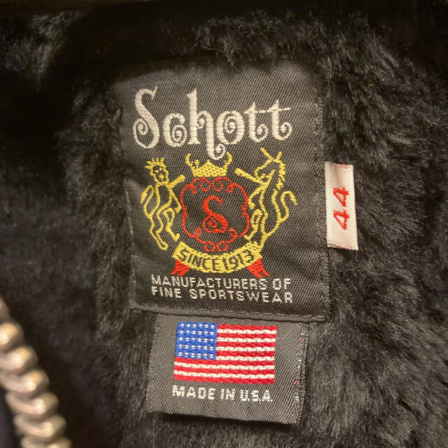 schott(ショット)のMay様専用！Schott フライトジャケット 174USレザー  44サイズ  メンズのジャケット/アウター(レザージャケット)の商品写真