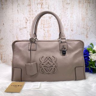 ロエベ(LOEWE)の✨美品✨LOEWE ロエベ アマソナ36 アナグラム ハンド ボストンバッグ(ハンドバッグ)