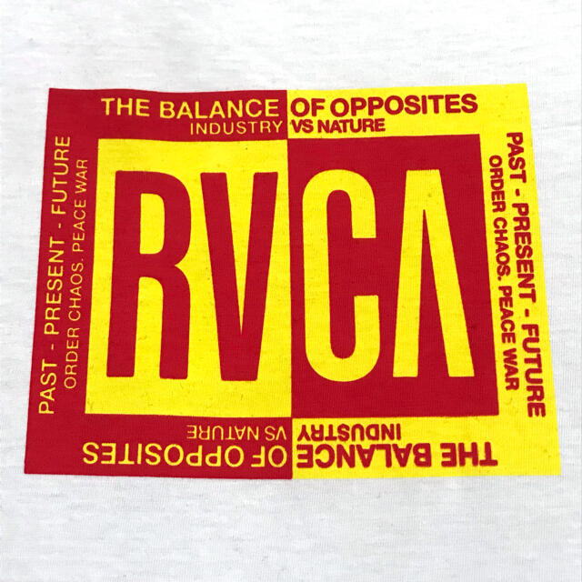 RVCA(ルーカ)のビッグサイズ ☆ RVCA ブロックチェーン Tシャツ 白 3XL 4L メンズのトップス(Tシャツ/カットソー(半袖/袖なし))の商品写真