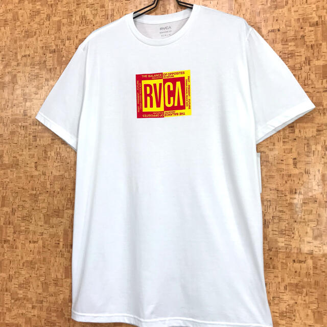 RVCA(ルーカ)のビッグサイズ ☆ RVCA ブロックチェーン Tシャツ 白 3XL 4L メンズのトップス(Tシャツ/カットソー(半袖/袖なし))の商品写真