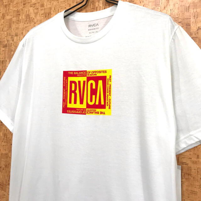 RVCA(ルーカ)のビッグサイズ ☆ RVCA ブロックチェーン Tシャツ 白 3XL 4L メンズのトップス(Tシャツ/カットソー(半袖/袖なし))の商品写真