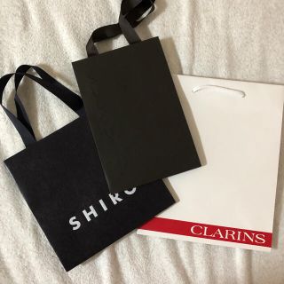 スック(SUQQU)のSUQQU & SHIRO & CLARINS❁ショップバッグセット(ショップ袋)