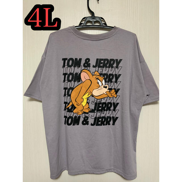 トムとジェリー Ｔシャツ　4Ｌサイズ レディースのトップス(Tシャツ(半袖/袖なし))の商品写真