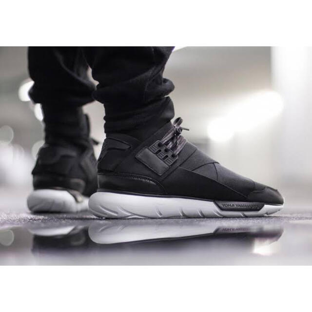 Y-3 QASA HIGH BLACK/WHITE 26.0cm