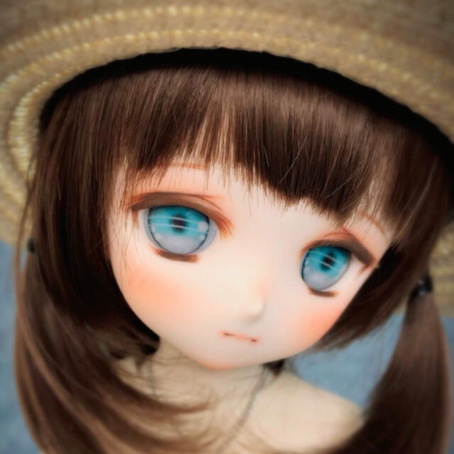 VOLKS(ボークス)のDDH-01 ドルフィードリーム　カスタムヘッド　レジンアイ　【難あり】 ハンドメイドのぬいぐるみ/人形(人形)の商品写真