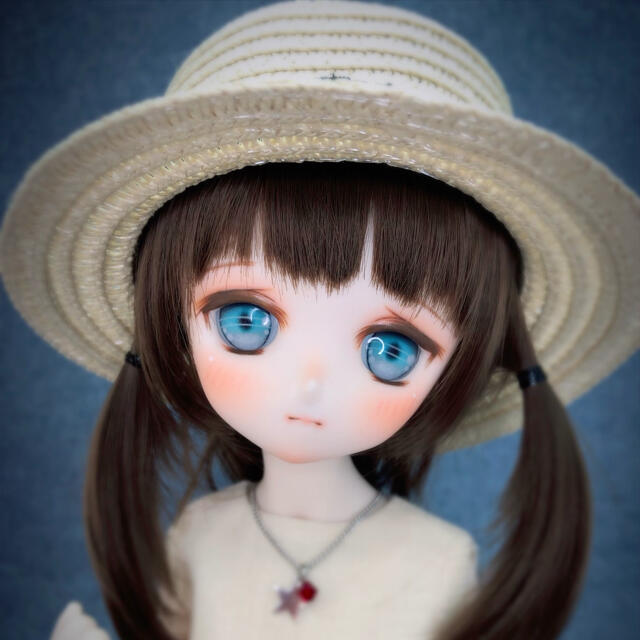 VOLKS(ボークス)のDDH-01 ドルフィードリーム　カスタムヘッド　レジンアイ　【難あり】 ハンドメイドのぬいぐるみ/人形(人形)の商品写真