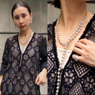 アメリヴィンテージ(Ameri VINTAGE)のBALL CHAIN ONE ROUND NECKLACE(ネックレス)