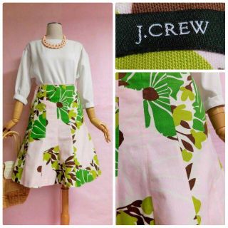 ジェイクルー(J.Crew)の【J.CREW/ジェイクルー】大胆柄10枚はぎスカート☆春夏(ひざ丈スカート)