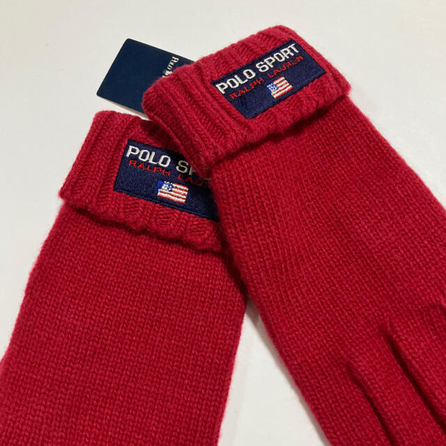 POLO RALPH LAUREN(ポロラルフローレン)のPOLO SPORT　手袋　新品　ポロスポーツ　ヴィンテージ　デッド　ラルフ メンズのファッション小物(手袋)の商品写真