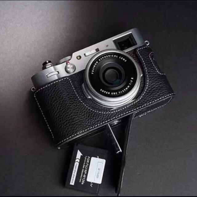 好評HOT 送料無料 新品 本革 カメラケース 富士フイルム FUJIFILM X100V用の通販 by yoshi's shop｜ラクマ 再入荷低価