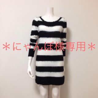 ムルーア(MURUA)の＊にゃんぼ様専用＊MURUAニットワンピース(ひざ丈ワンピース)