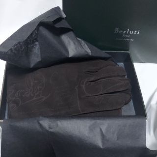 ベルルッティ(Berluti)のベルルッティ　カリグラフィー　レザーグローブ　パティーヌ(手袋)