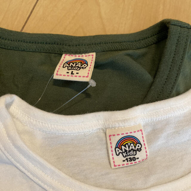 ANAP Kids(アナップキッズ)の☆ANAP KIDS 130cm Tシャツ2枚☆ キッズ/ベビー/マタニティのキッズ服男の子用(90cm~)(Tシャツ/カットソー)の商品写真