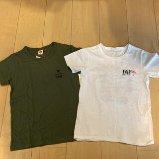 アナップキッズ(ANAP Kids)の☆ANAP KIDS 130cm Tシャツ2枚☆(Tシャツ/カットソー)