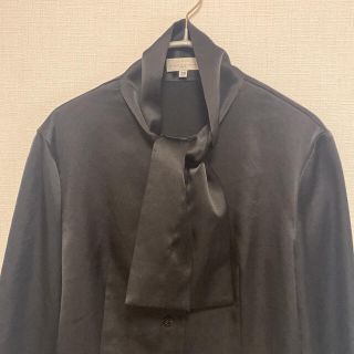 【極美品】BALENCIAGA　バレンシアガ　ボウタイブラウス　ベージュ　M相当