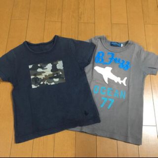 ユナイテッドアローズ(UNITED ARROWS)の100cm 半袖Tシャツ 2枚セット アローズ × ディズニー コラボ(Tシャツ/カットソー)