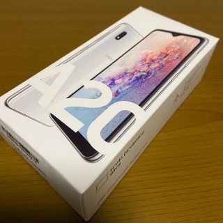 ギャラクシー(Galaxy)の新品未使用 Galaxy A20 ホワイト 白(スマートフォン本体)