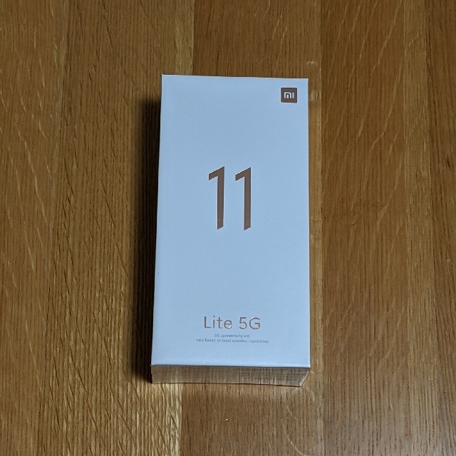 【新品】Xiaomi  Mi 11 Lite 5G Black SIMフリー