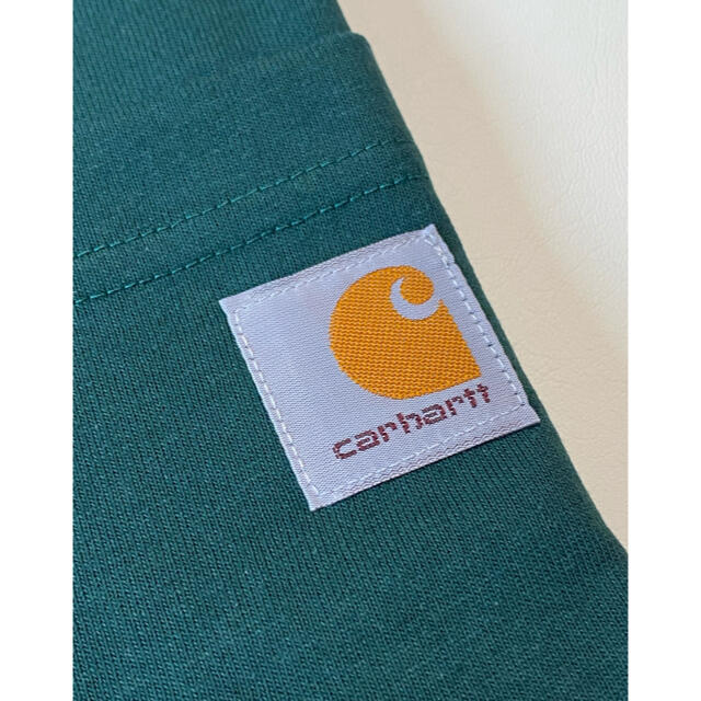 carhartt(カーハート)の新品 Carhartt カーハート 半袖 Tシャツ 緑 グリーン 無地 M メンズのトップス(Tシャツ/カットソー(半袖/袖なし))の商品写真