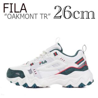 フィラ(FILA)のFILA 緑スニーカー　OAKMONT TR シューズ　BTSテテ着用　韓国(スニーカー)