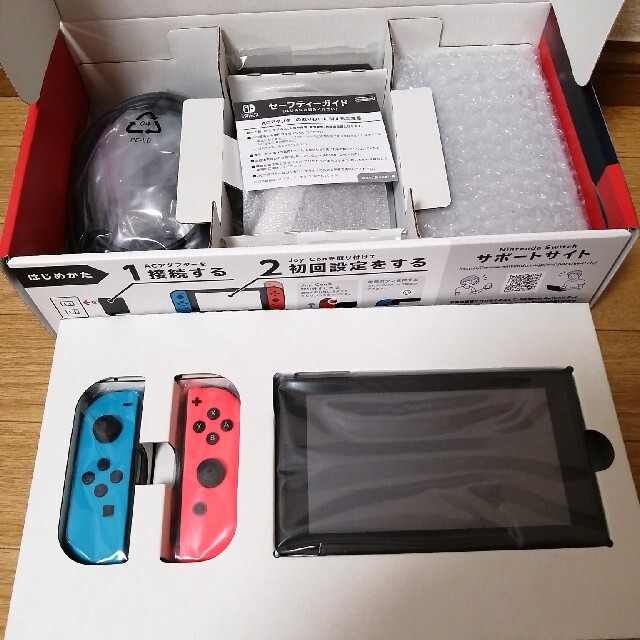【新品】Nintendo Switch 本体 ネオンブルー/レッド