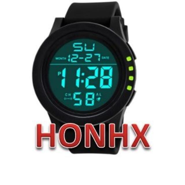 ダイバーズタイプ HONHXドット アウトドア　新品未使用　3気圧防水腕時計 メンズの時計(腕時計(デジタル))の商品写真