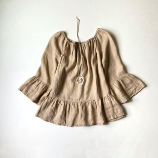 プラージュ(Plage)のえっちゃん様♡  プラージュ リネン2wayギャザーブラウス プルオーバー 麻 (シャツ/ブラウス(長袖/七分))