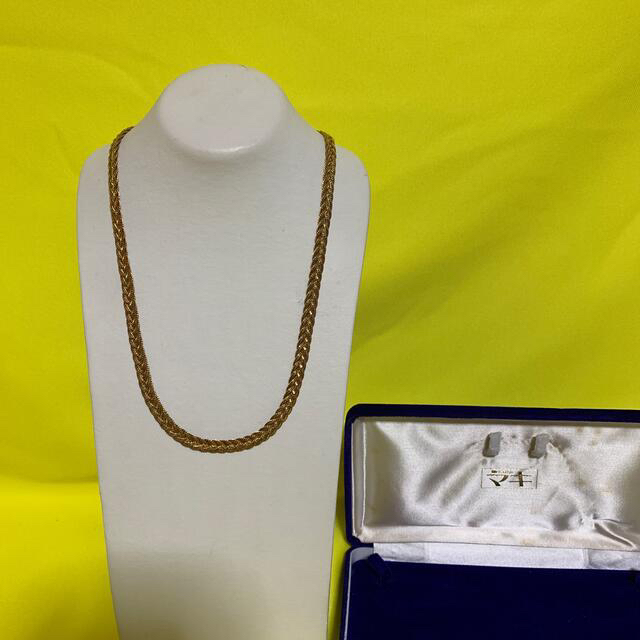 Premium Line k18 ネックレス マキ刻印入り - ネックレス