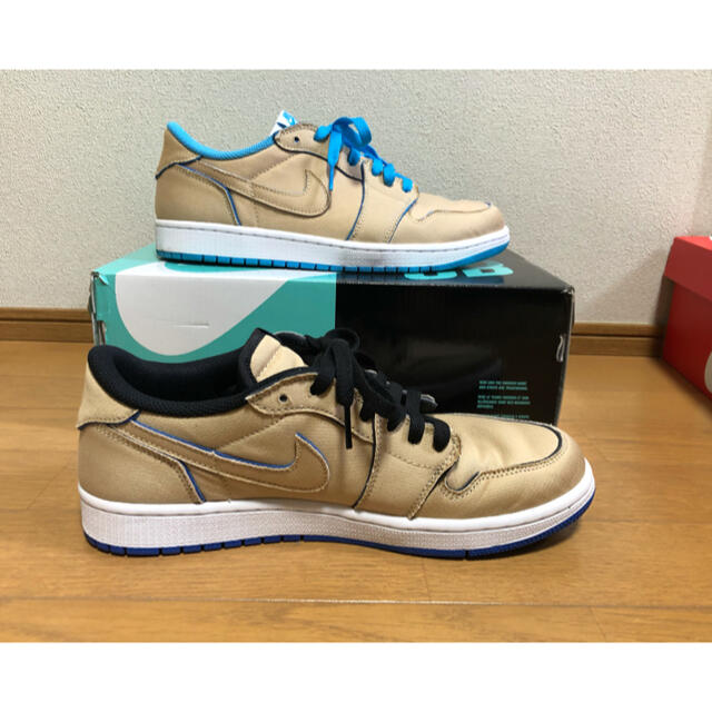 NIKE(ナイキ)のCJ7891-200 ナイキ SB ジョーダン1 ローデザートオレ 27.5cm メンズの靴/シューズ(スニーカー)の商品写真