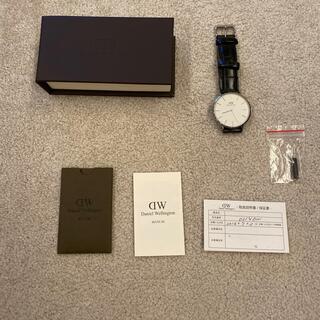 ダニエルウェリントン(Daniel Wellington)のダニエルウェリントン　daniel wellington 腕時計　黒革(レザーベルト)