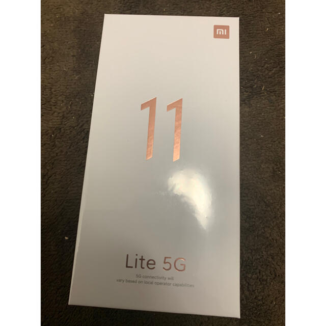 スマートフォン本体Xiaomi mi11 Lite 5G BLACK 国内版 新品未開封