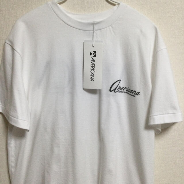 ♡新品　Americana バックロゴTシャツ　ホワイト