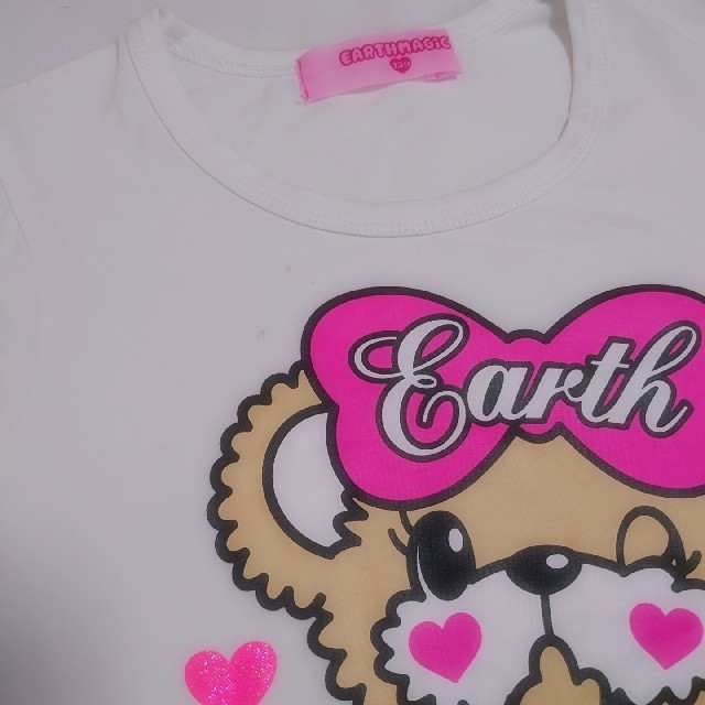 EARTHMAGIC(アースマジック)のEarthMagic♡Tシャツ キッズ/ベビー/マタニティのキッズ服女の子用(90cm~)(Tシャツ/カットソー)の商品写真