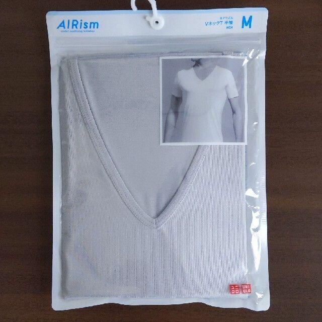 UNIQLO(ユニクロ)のエアリズム Vネック半袖 メンズ メンズのトップス(Tシャツ/カットソー(半袖/袖なし))の商品写真