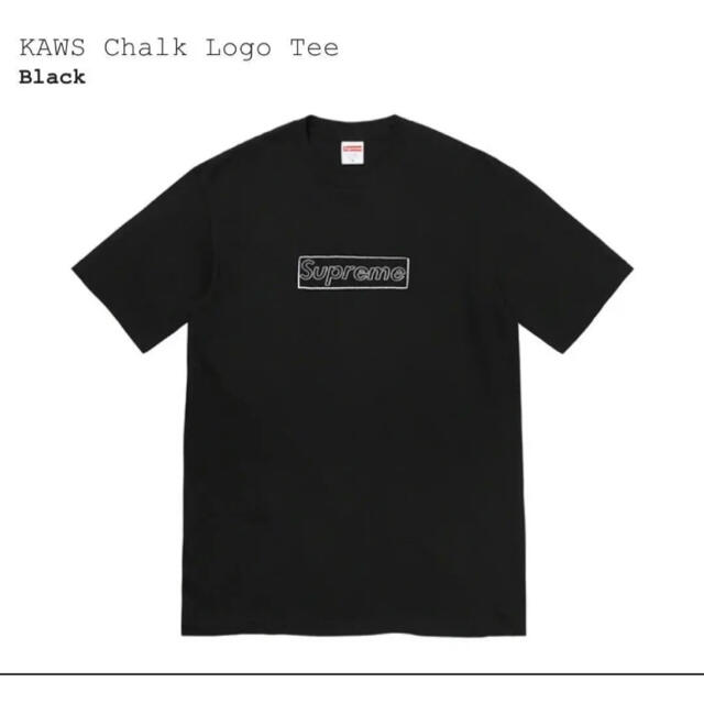 SUPREME KAWS Chalk Logo Tee 新品未開封 M Box