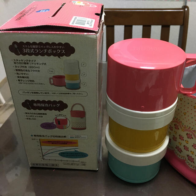 THERMOS(サーモス)の新品、未使用　サーモスランチボックス インテリア/住まい/日用品のキッチン/食器(弁当用品)の商品写真