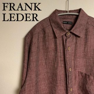 フランクリーダー(FRANK LEDER)の【美品】FRANK LEDER フランクリーダー　シャツ　リネン　ドイツ製(シャツ)